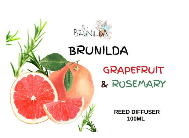 GRAPEFRUIT & ROSEMARY Reed Diffuser 100ML with Car Diffuser