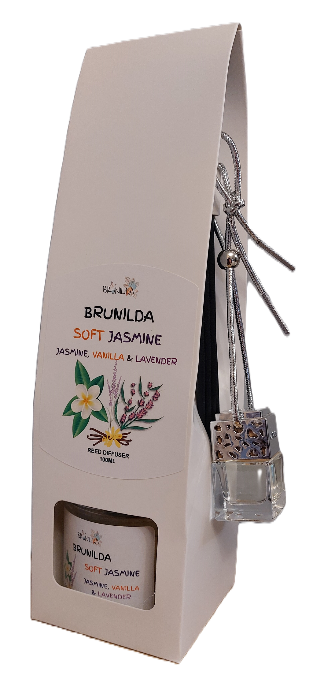 SOFT JASMINE Reed Diffuser 100ML with Car Diffuser