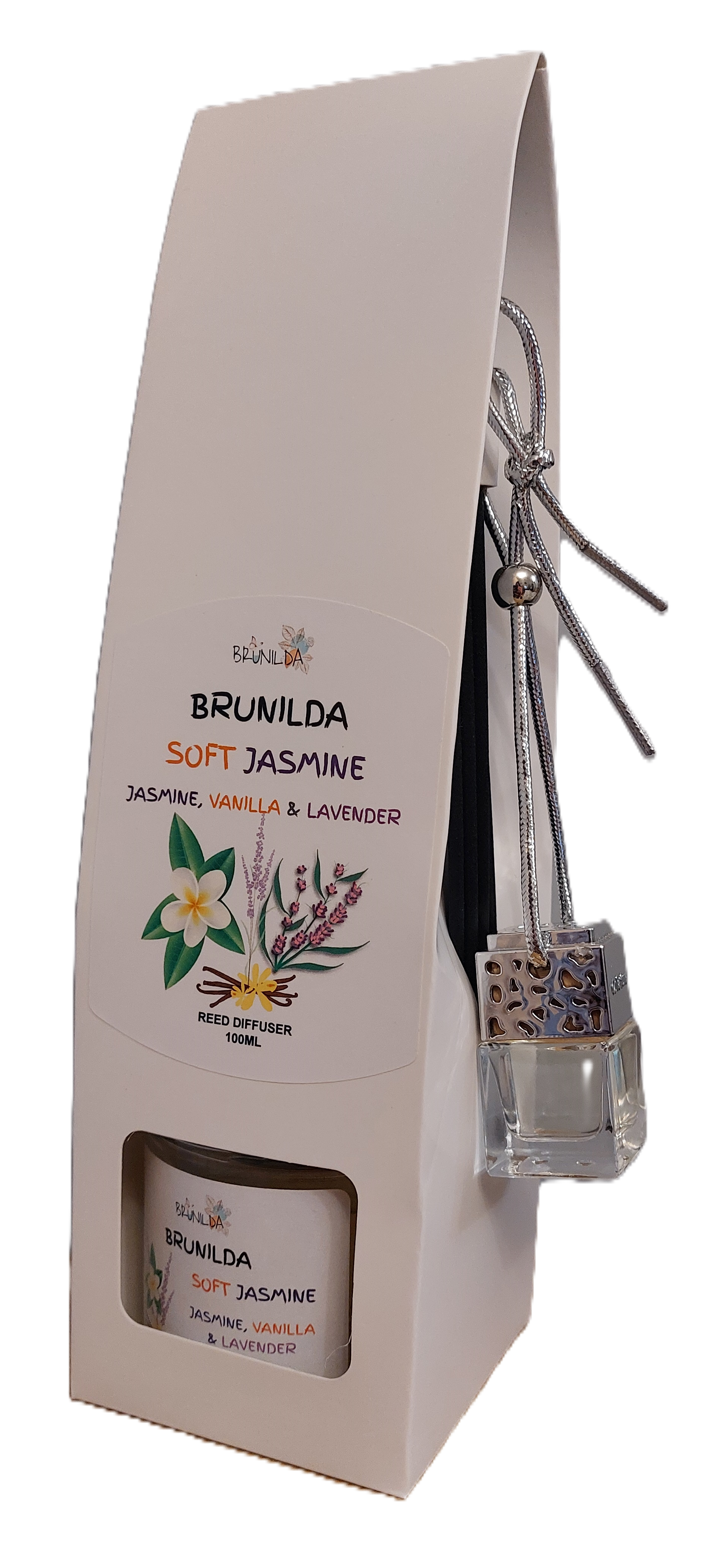 SOFT JASMINE Reed Diffuser 100ML with Car Diffuser